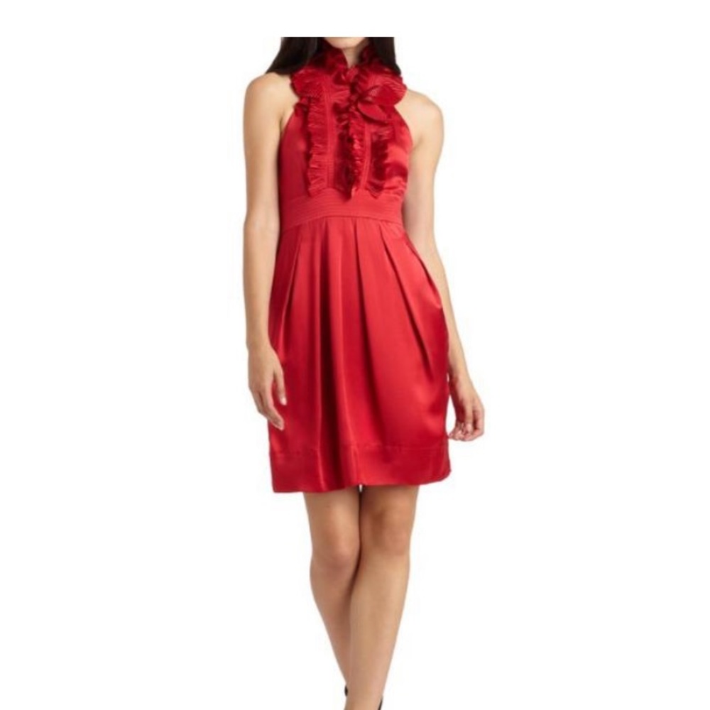 BCBG red cocktail dress